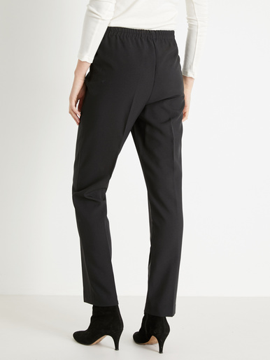 Pantalon élastiqué entrejambe 78cm - DAXON - Noir