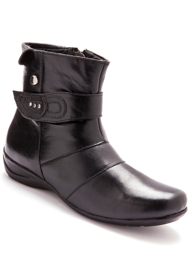 Boots zippées à aérosemelle® - Pédiconfort - Noir
