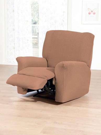 Housse intégrale fauteuil de relaxation - CARRE D AZUR - Beige