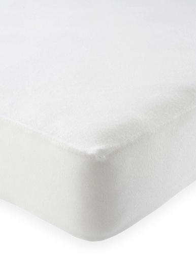 Protège-matelas molleton imperméable - DAXON - Blanc