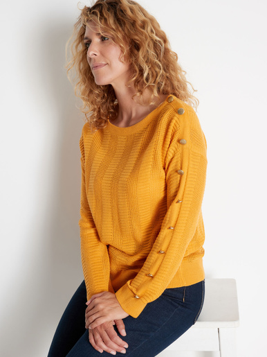 Pull fantaisie manches longues