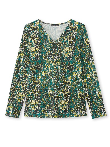 Tee-shirt tendance, pur coton - DAXON - Imprimé léopard