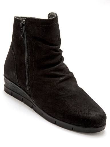 Boots zippées aérosemelle® amovible - Pédiconfort - Noir