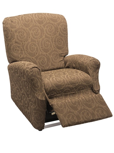 Housse intégrale fauteuil de relaxation - CARRE D AZUR - Marron