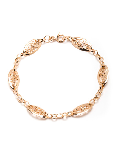 Bracelet maille filigranée - Balsamik - Plaqué or