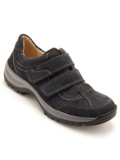 Chaussures de randonnée à scratchs - Pédiconfort - Marine