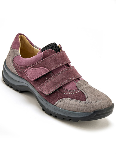 Chaussures de randonnée à scratchs - Pédiconfort - Gris