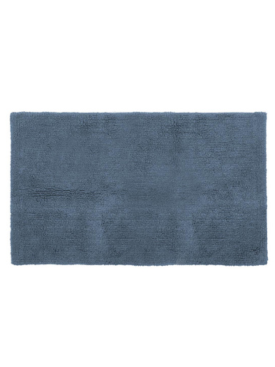 Tapis de bain uni bien épais - CARRE D AZUR - Gris bleu