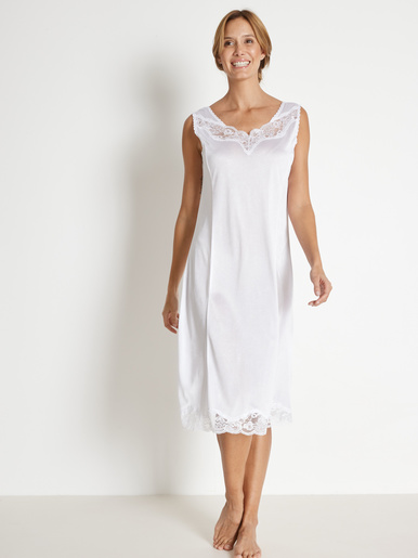 Fond de robe longueur 105cm - DAXON - Blanc